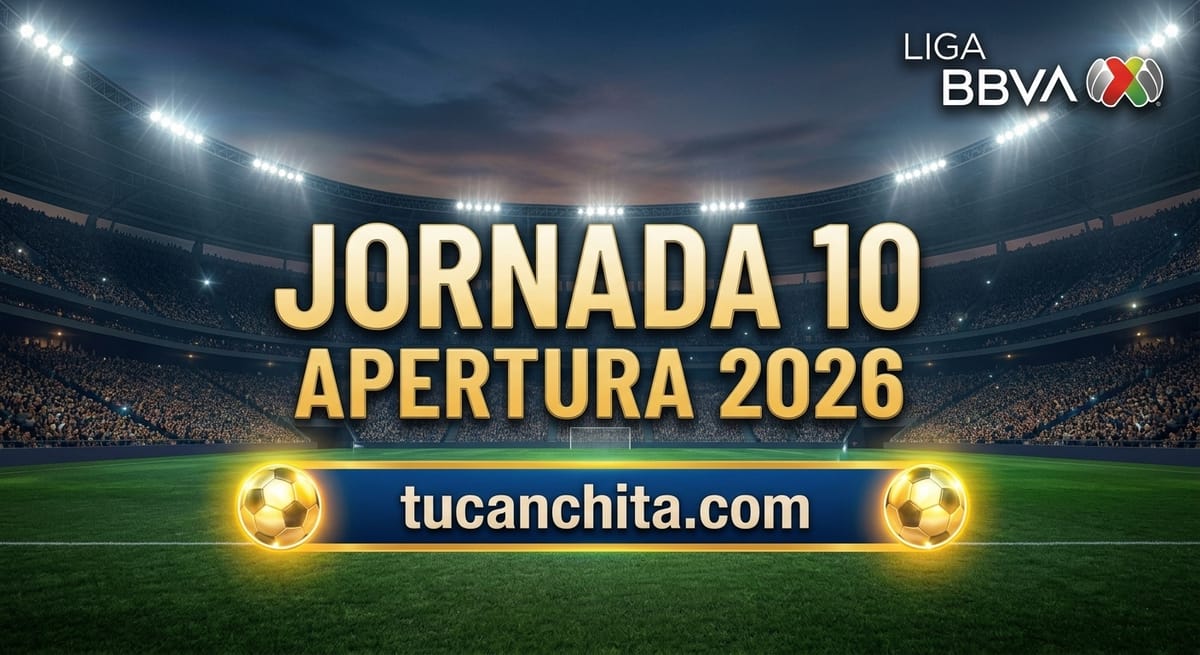 Calendario de la Jornada 10 del Apertura 2026: horarios y dónde ver todos los partidos