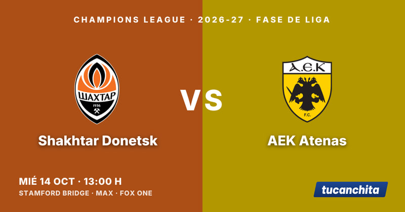 Shakhtar Donetsk vs AEK Atenas