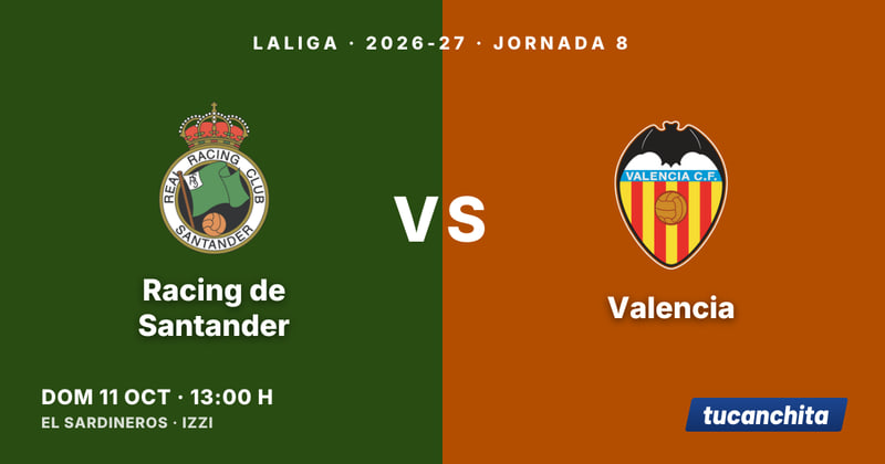 Racing de Santander vs Valencia