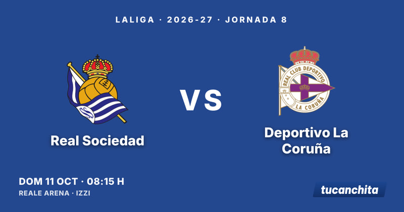 Real Sociedad vs Deportivo La Coruña