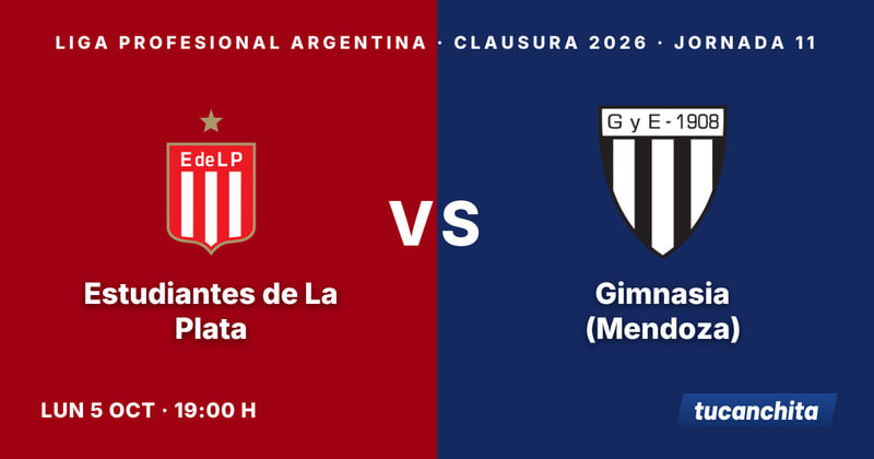 Estudiantes de La Plata vs Gimnasia (Mendoza)