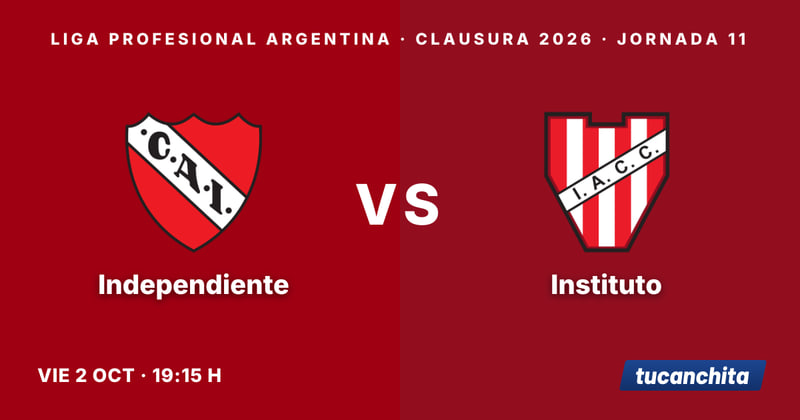 Independiente vs Instituto