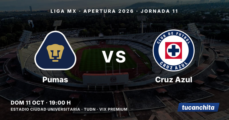Pumas vs Cruz Azul