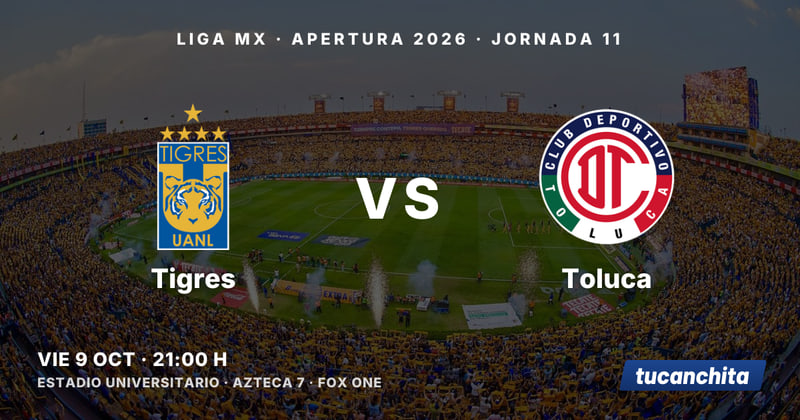 Tigres vs Toluca