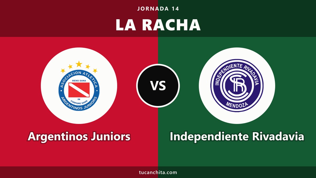 Argentinos Juniors vs Independiente Rivadavia: 0 de 5 desde 2024