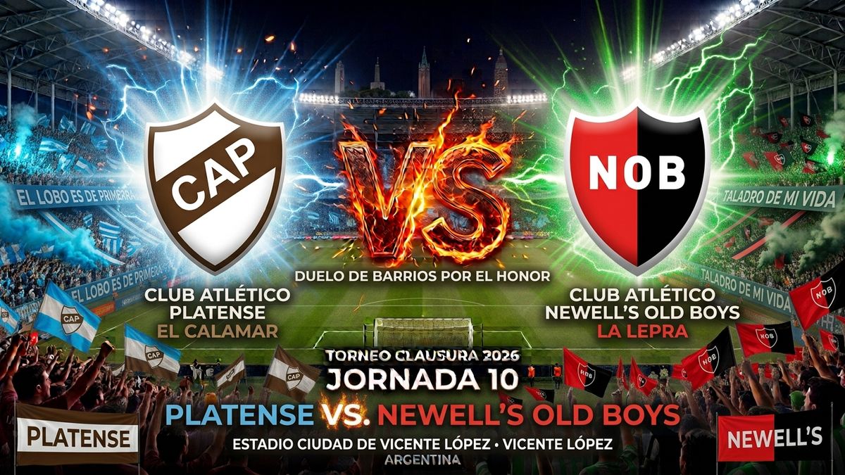 Cara a Cara: la previa de Platense vs Newell's Old Boys, Jornada 10 del Clausura 2026