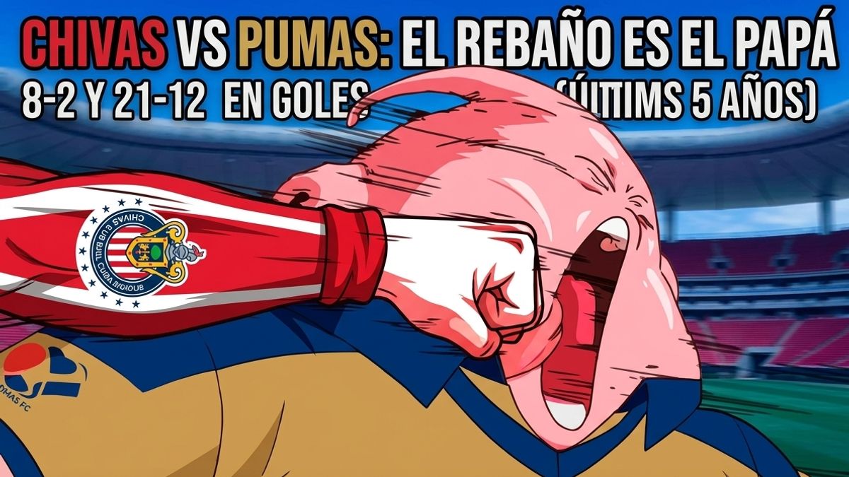 Chivas vs Pumas en los últimos 5 años: el Rebaño es el papá (8-2 y 21-12 en goles)