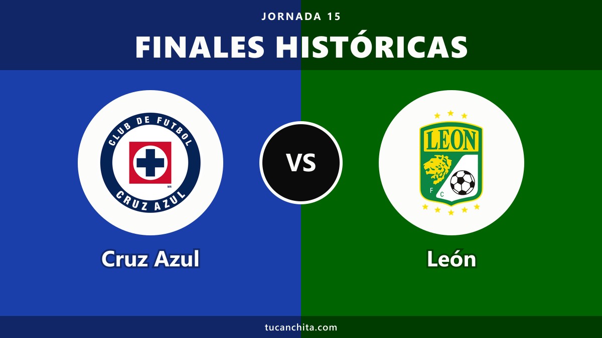 Cruz Azul vs León: 2 finales antes de 2001, las dos para Cruz Azul