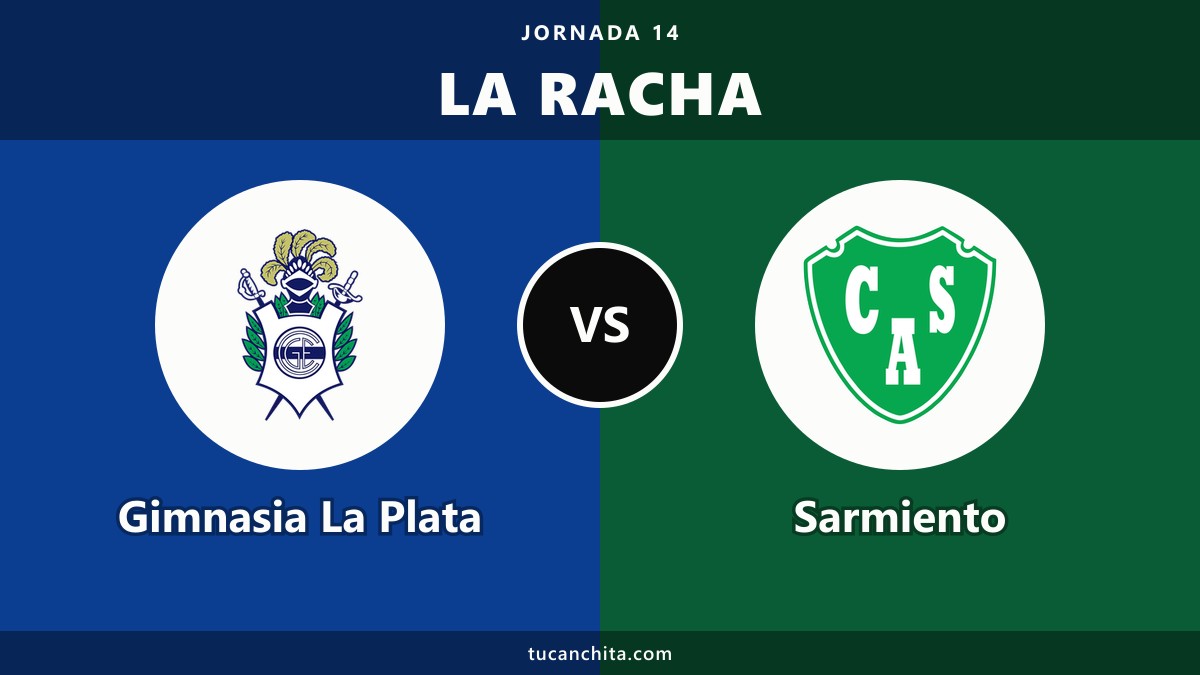 Gimnasia La Plata vs Sarmiento: Sarmiento, 6 sin ganar desde 2021