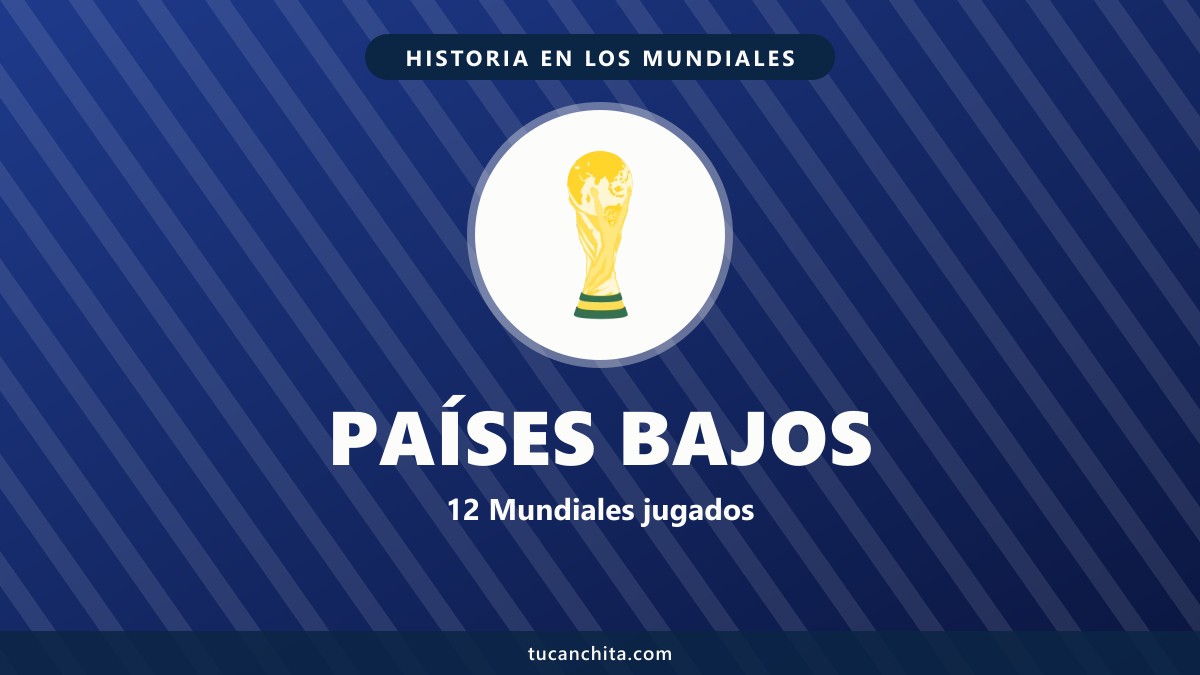 Países Bajos en los Mundiales: tres finales perdidas y ningún título