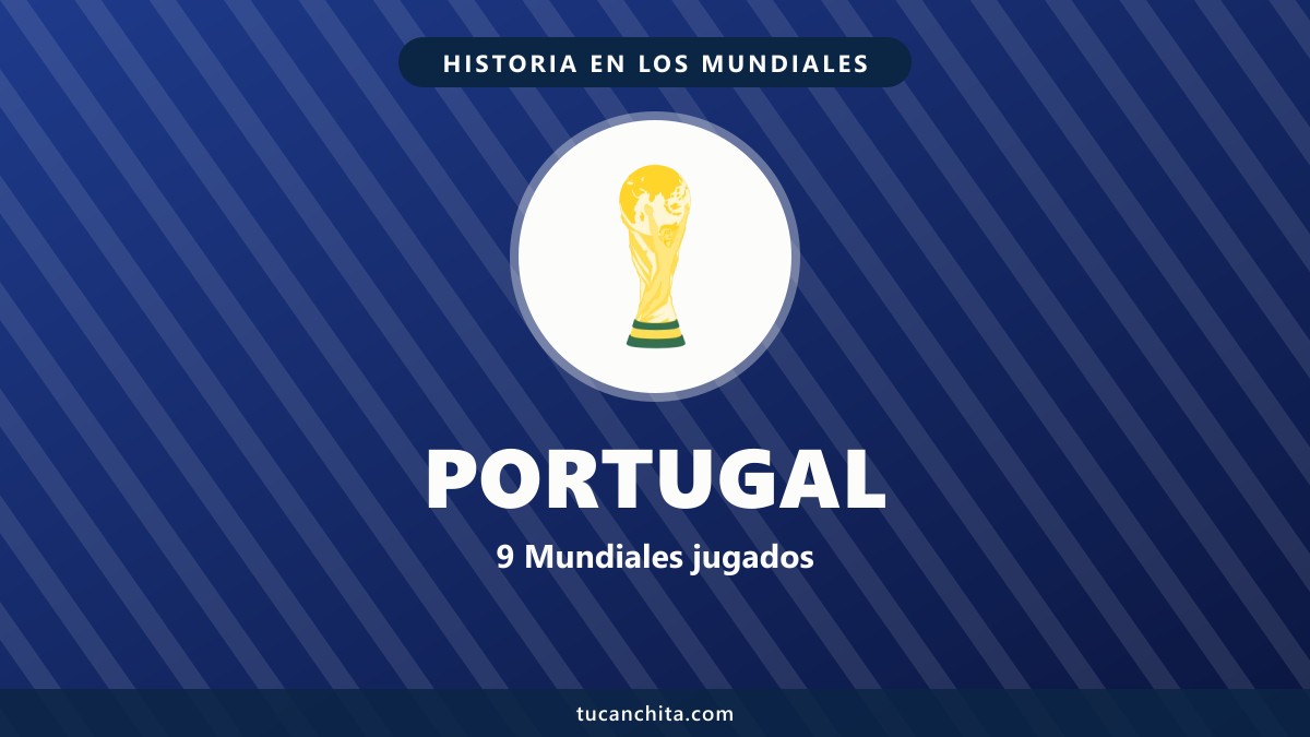 Portugal en los Mundiales: tercer lugar en 1966 y 11 goles de Cristiano