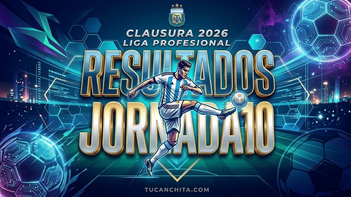 Resultados Jornada 10 Liga Profesional Argentina: la sorpresa de Sarmiento