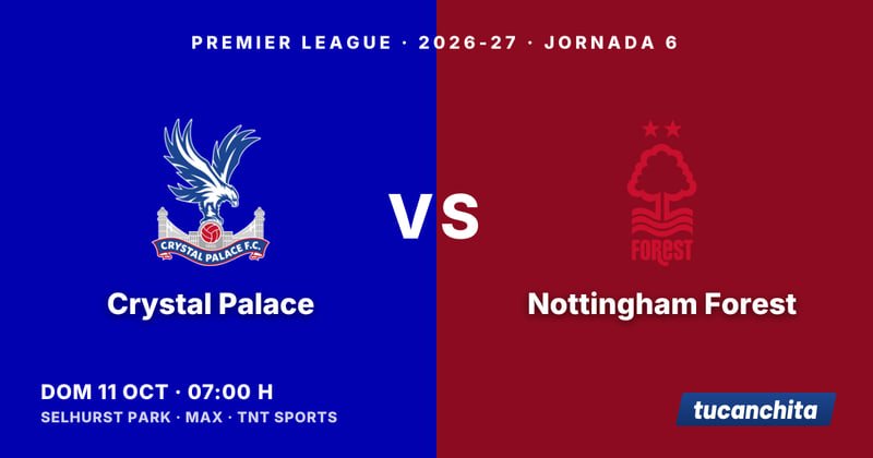 Crystal Palace vs Nottingham Forest