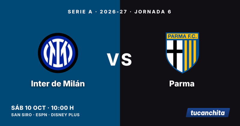 Inter de Milán vs Parma