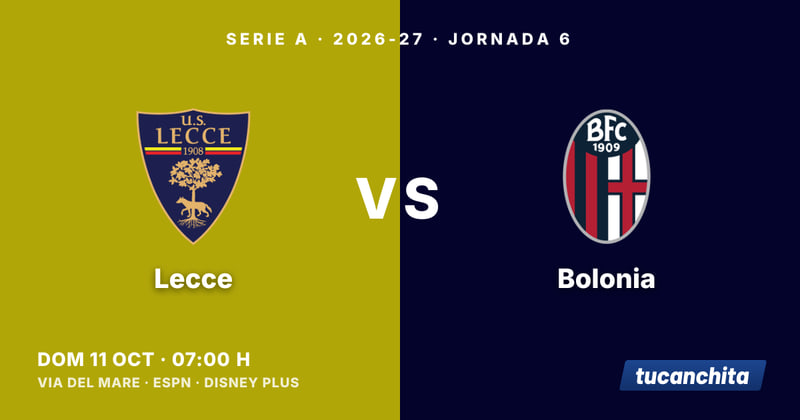Lecce vs Bolonia